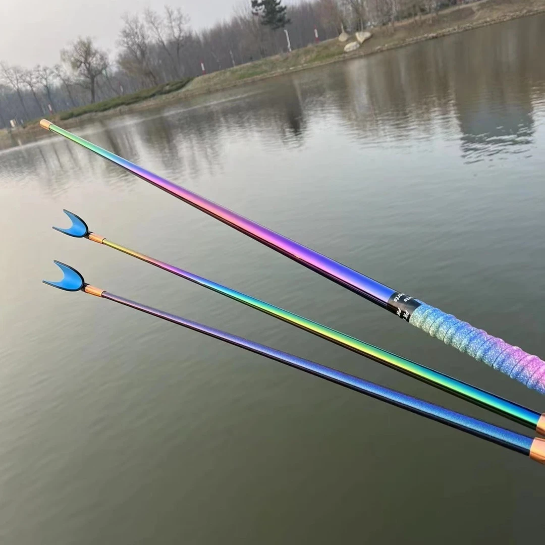 馨鱼炫彩碳素抄网竿抄网杆抄网杆子一本碳素超轻超硬黑坑飞抄竿