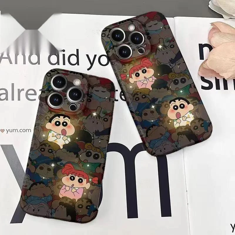小众情侣潮小新望妮妮适用苹果华为vivo小米oppo荣耀手机菲林硬壳