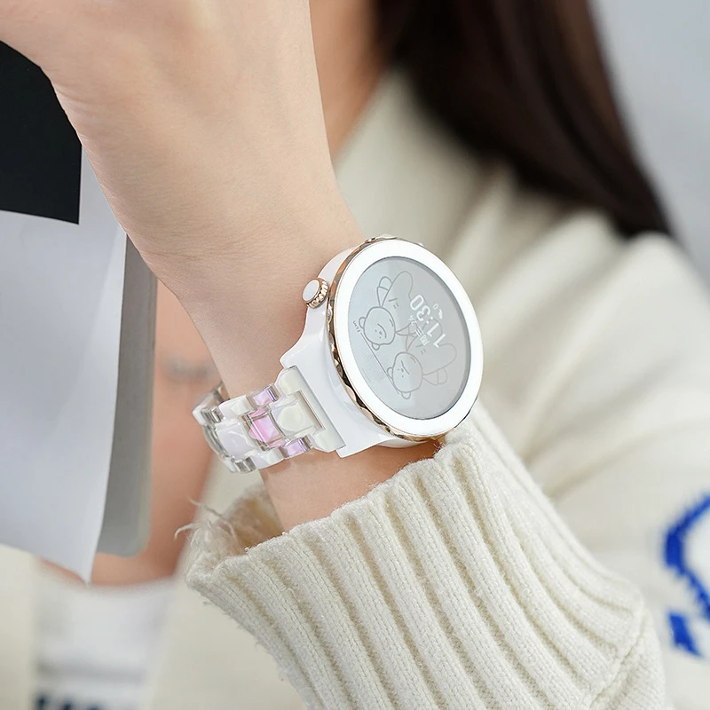 适用华为GT3表带GT2智能watch3手表gt3pro树脂替换腕带watch2金属