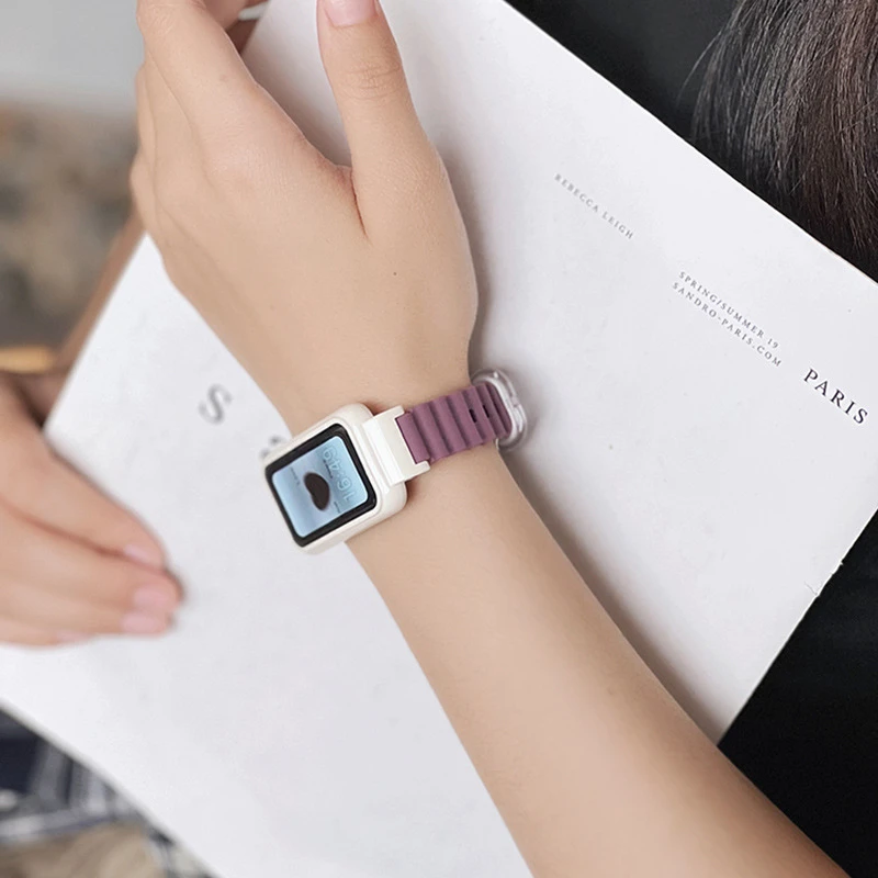 适用华为手环8/7表带海洋荣耀手环6/7腕带Pro硅胶智能运动六七八