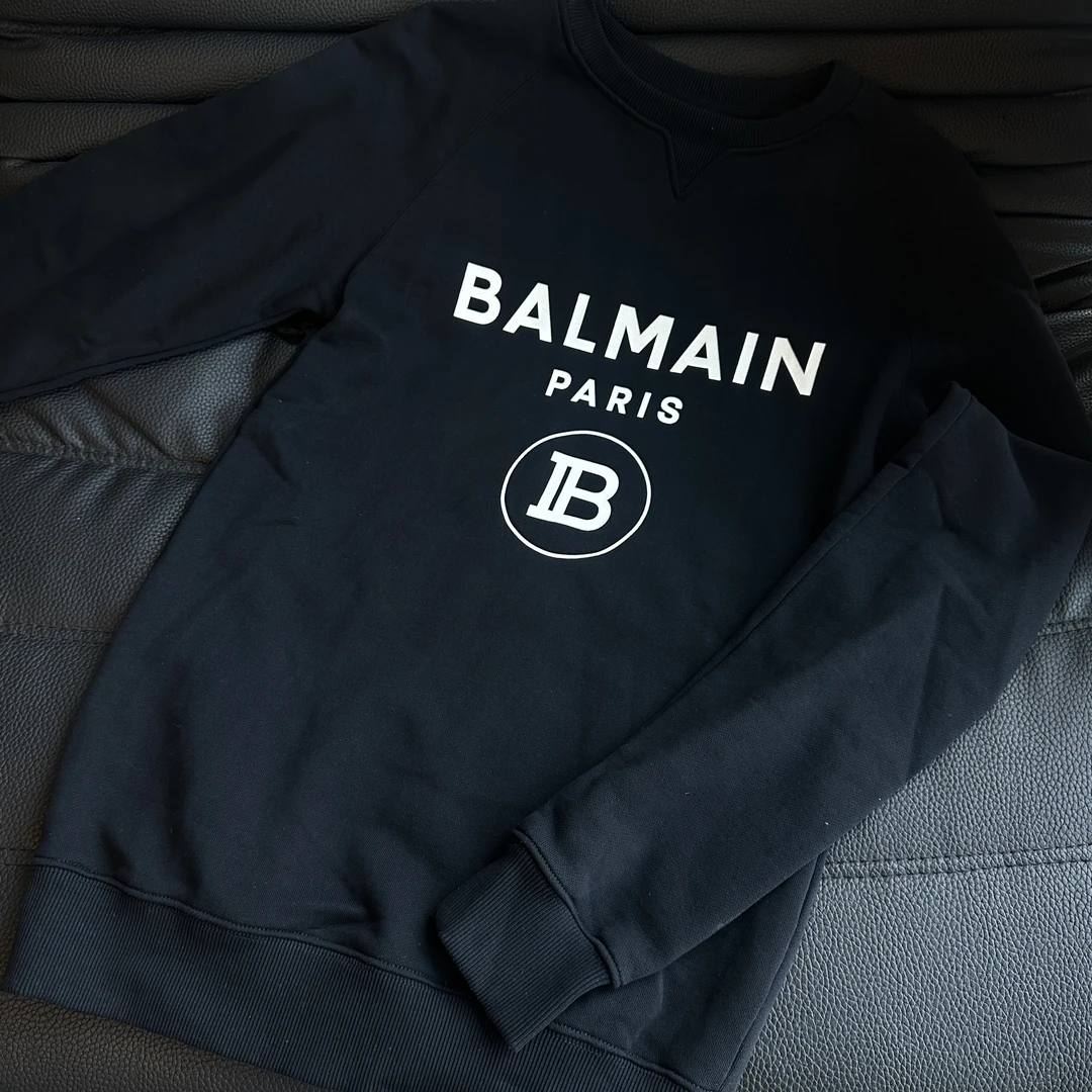 BALMAIN巴尔曼经典标语卫衣 14A