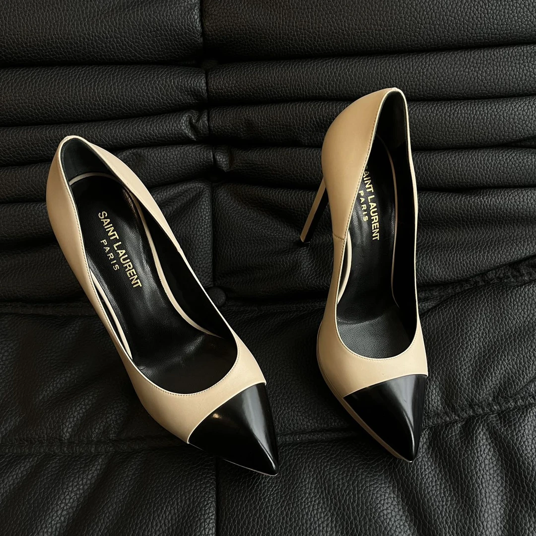 YSL/圣罗兰 裸色细高跟鞋 37.5码