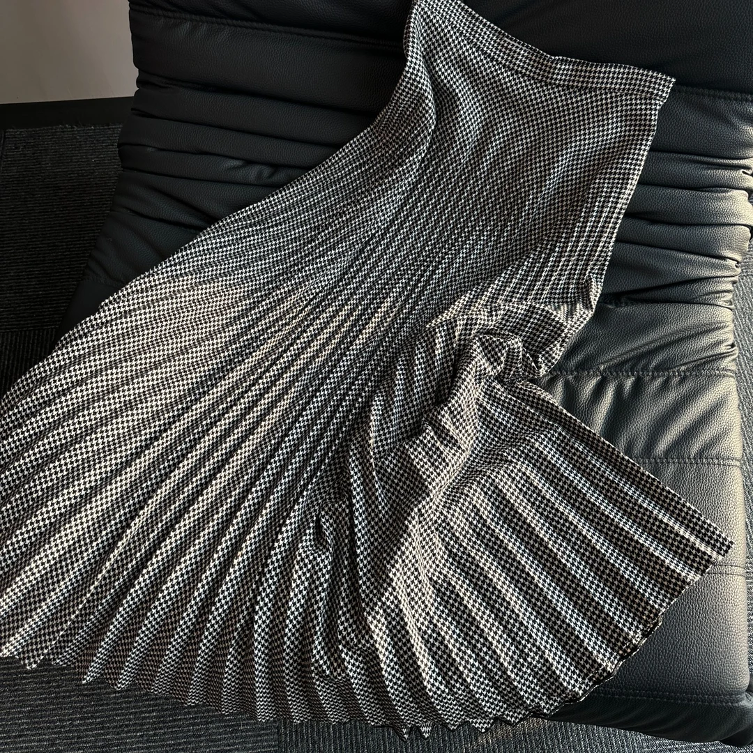 Dior迪奥 千鸟格半身长裙
