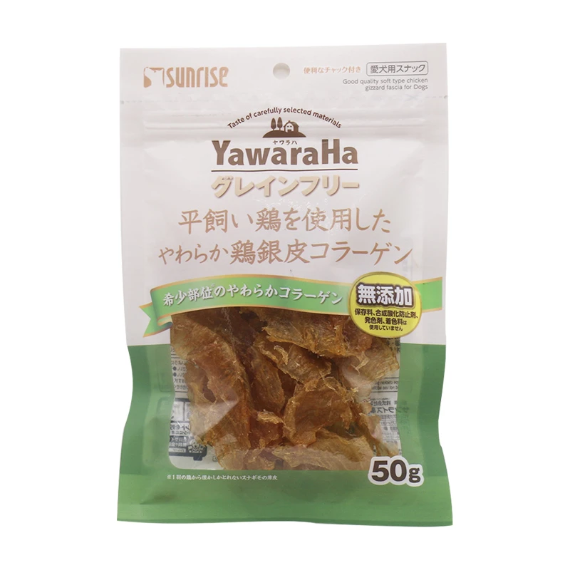 日本盛来知狗狗零食肉片黄金鸡内金老年犬小型犬通用50g无添加
