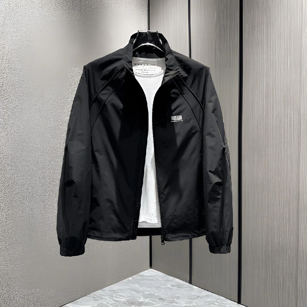 痞帅男装休闲男士宽松时尚潮流春季户外透气外套夹克外套男款百搭