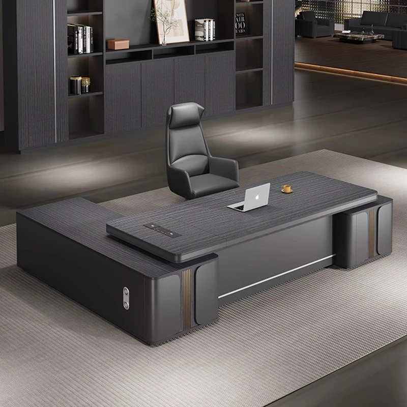 老板办公桌椅组合单人经理桌主管桌总裁桌简约现代办公家具大班台