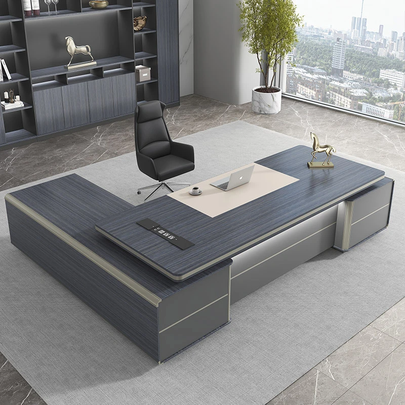 办公桌老板桌办公室老板办公桌总裁桌董事长办公桌椅全套厂家直销