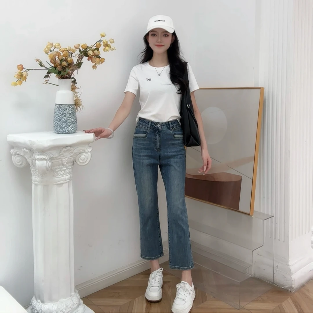 IEF/爱依服2024新款秋季牛仔直筒裤