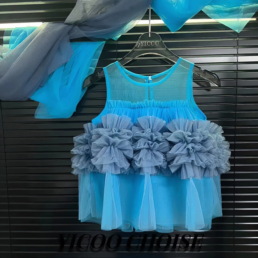（嘉年华）YICOO【惊鸿一梦】小众设计师高定手工上衣 YC238192女童