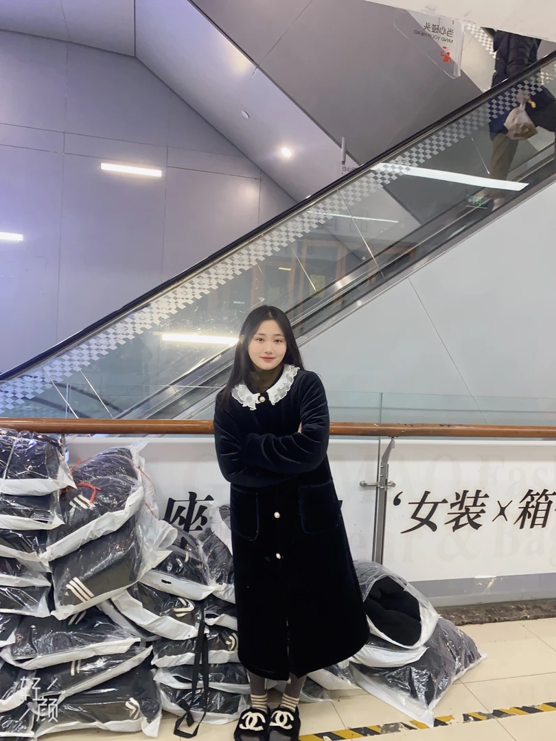 超级加厚/一件过冬/【丝绒珍珠花边】保暖过冬/外穿洋气睡裙长袍子