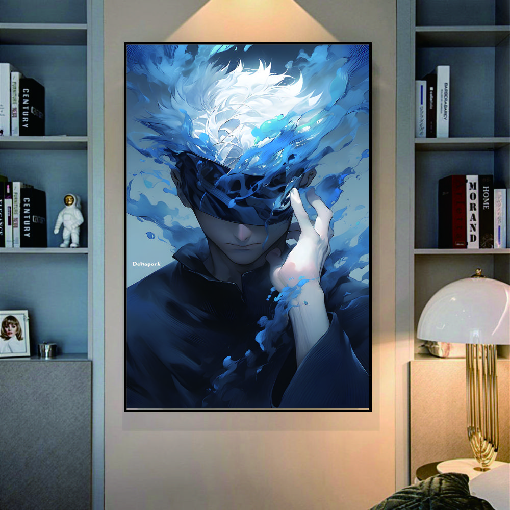 《五条悟》40*60现代动漫装饰画  L-81-40-60