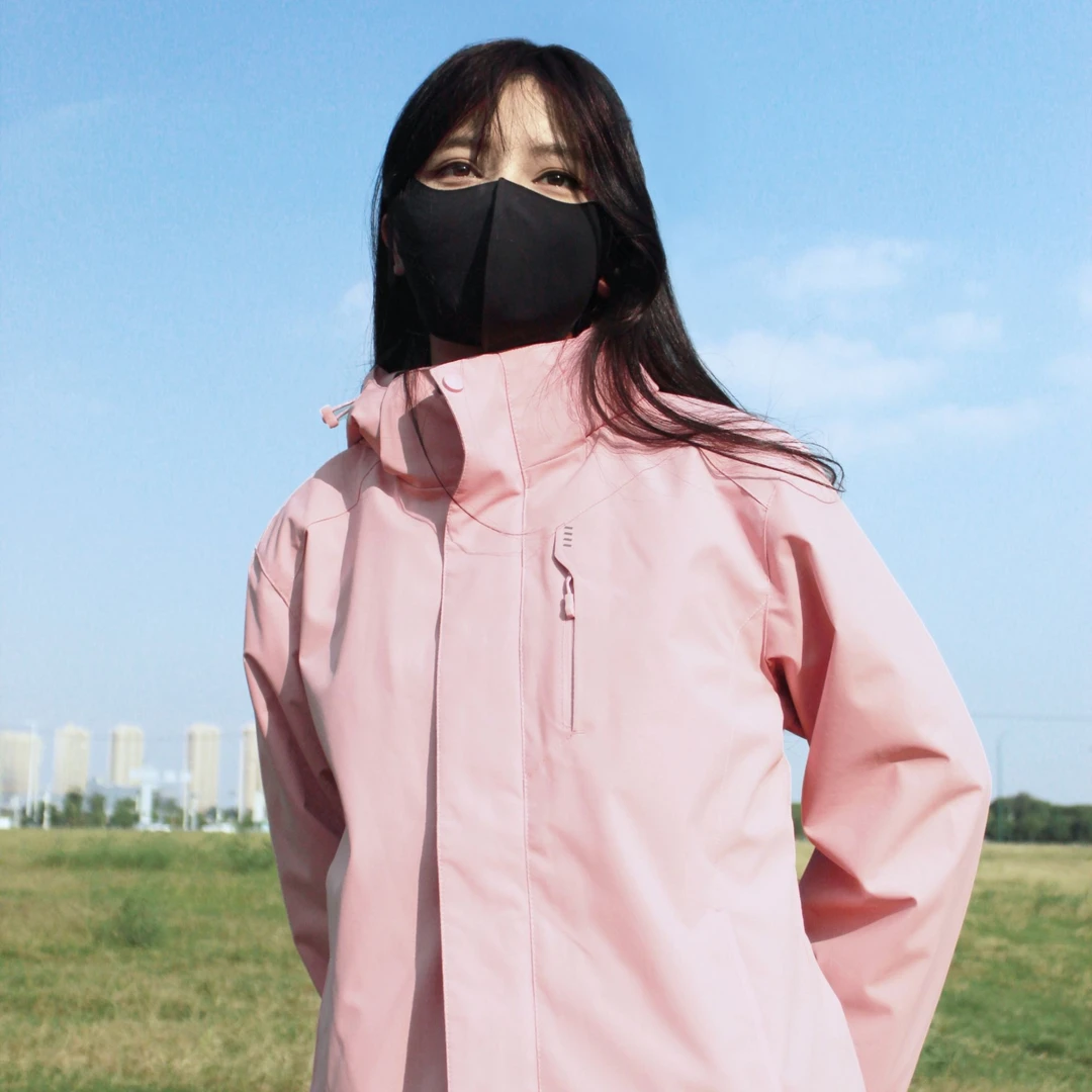 狄施玛2199经典款秋冬透气防风防水中性风休闲三合一高端冲锋衣