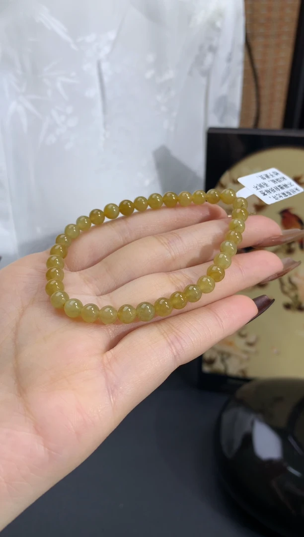【闪购商品】翡翠手链未镶嵌卡5.4mm
