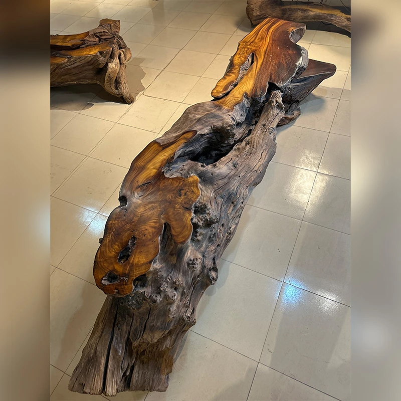 庭院休闲树根实木茶几办公室酒店会所中式禅意客厅阳台民宿泡茶桌