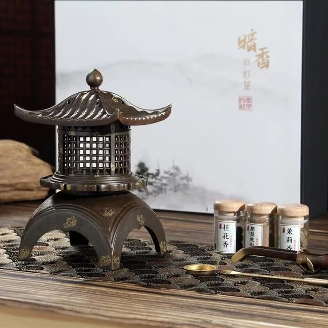 仿石灯炉 暗香炉 熏香炉复古怀旧桂花香