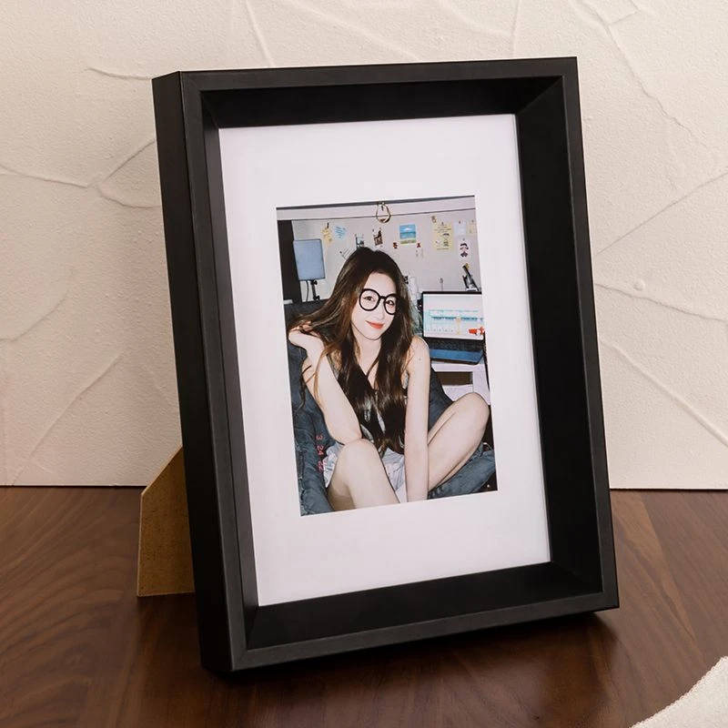 实木相框结婚相框照片定制拼图相框摆台相框6寸婚纱照相框