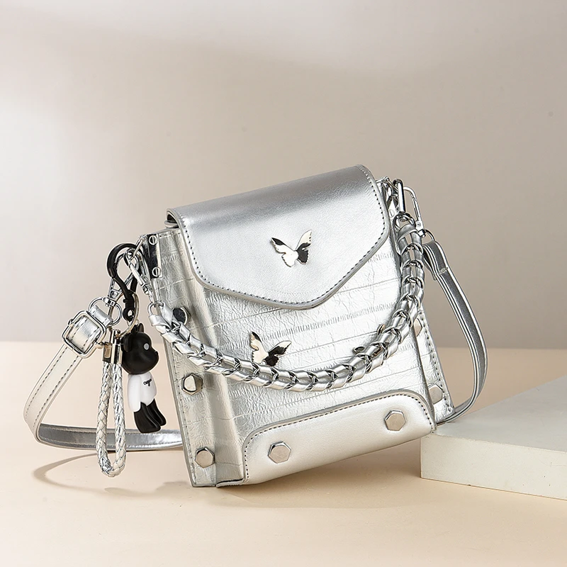 2024秋季新款网红手机包女包时尚百搭小包包潮流单肩斜跨包