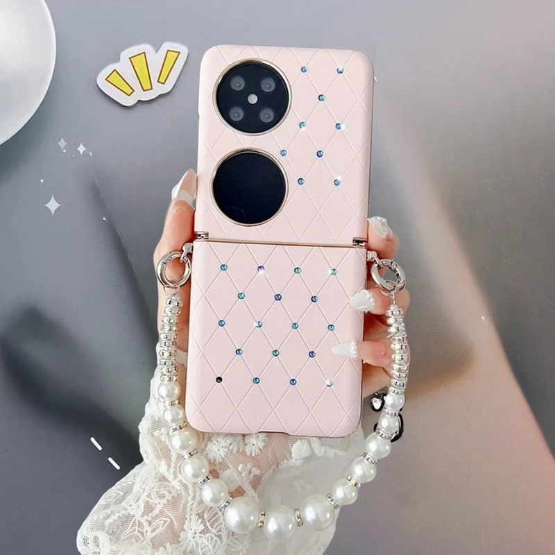 适用于华为pocket2手机壳小折叠屏女款网红奢华高级感保护套挂绳
