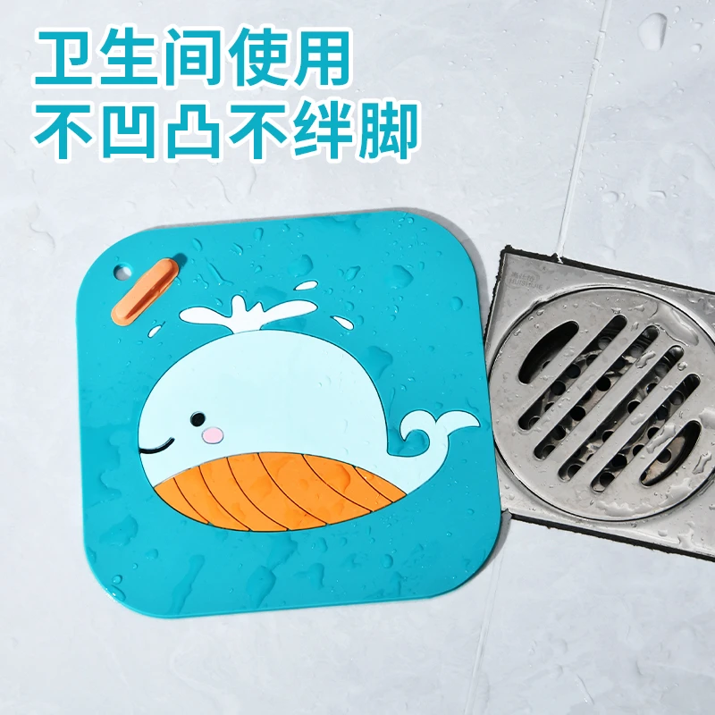 地漏盖防臭垫浴室厨房防虫除臭地漏盖软胶下水道封排水口防臭神器