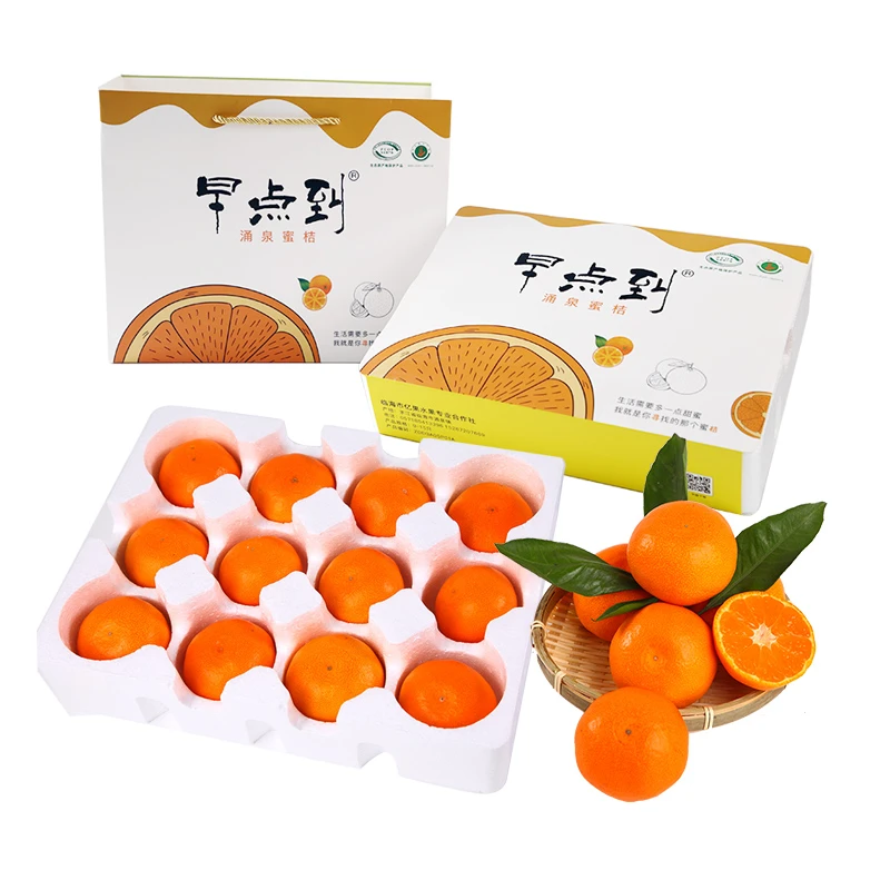 【3A+5礼盒】正宗临海涌泉蜜桔早熟无核柑橘浙江台州当季新鲜水果
