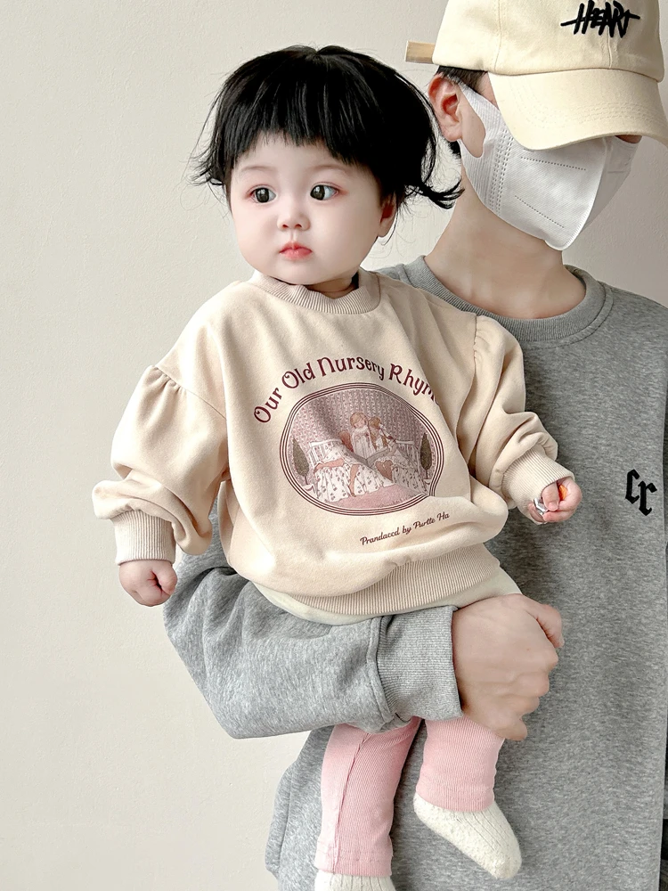 女宝宝早秋穿搭女童秋季童装儿童套装春秋款婴儿衣服韩版卫衣秋装