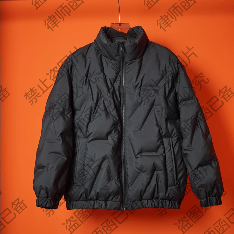 设计师款白鸭羽绒服保暖外套冬款百搭男士（苗苗）