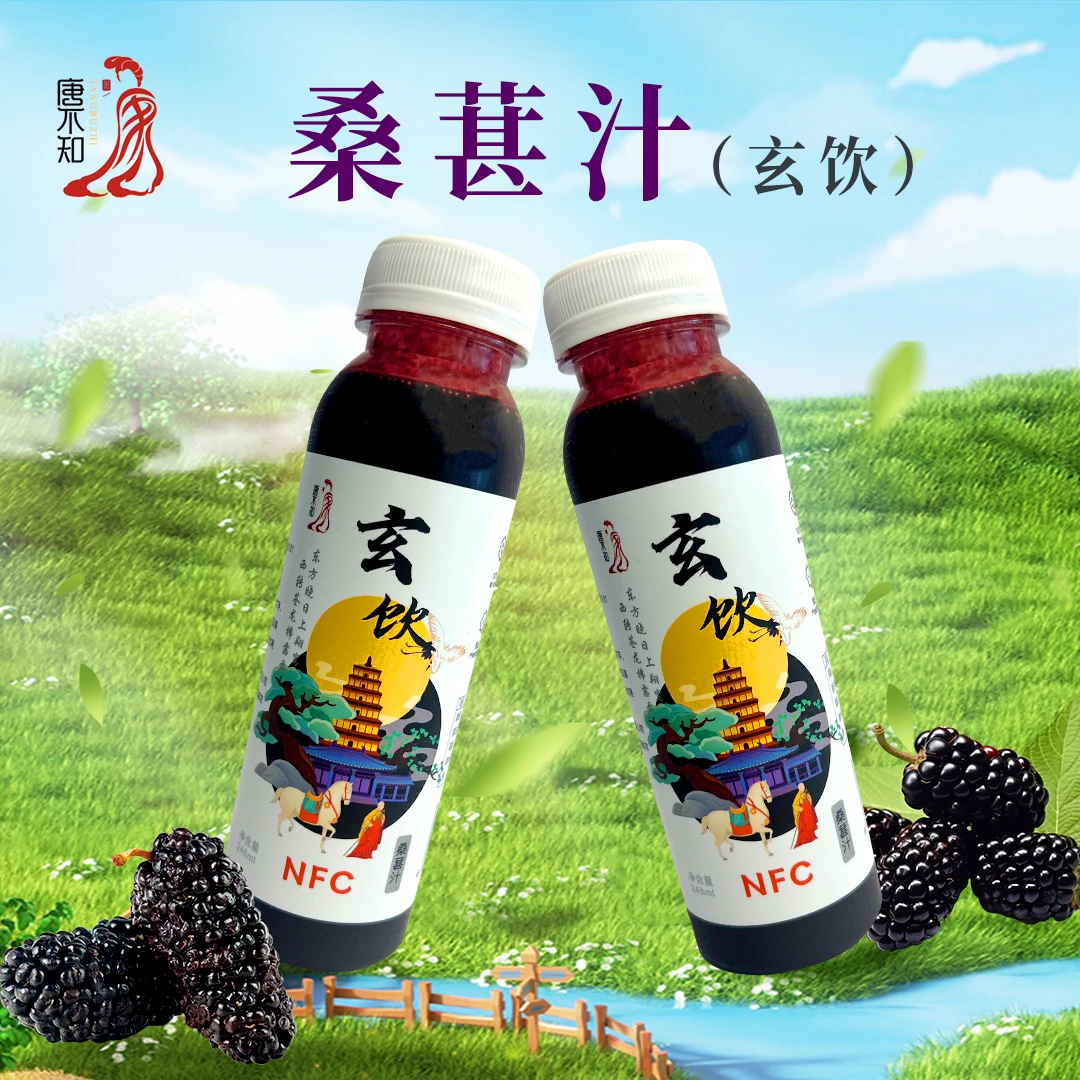 柿子汁葡萄汁番茄汁沙棘汁黄桃汁一箱8瓶0脂0添加配料干净