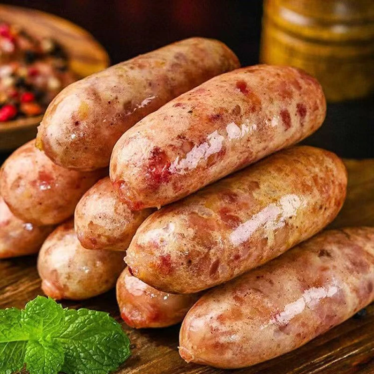 地道肠火山石烤肠装黑胡椒烤肠纯肉肠台湾烤肠热狗火腿肠美味香肠