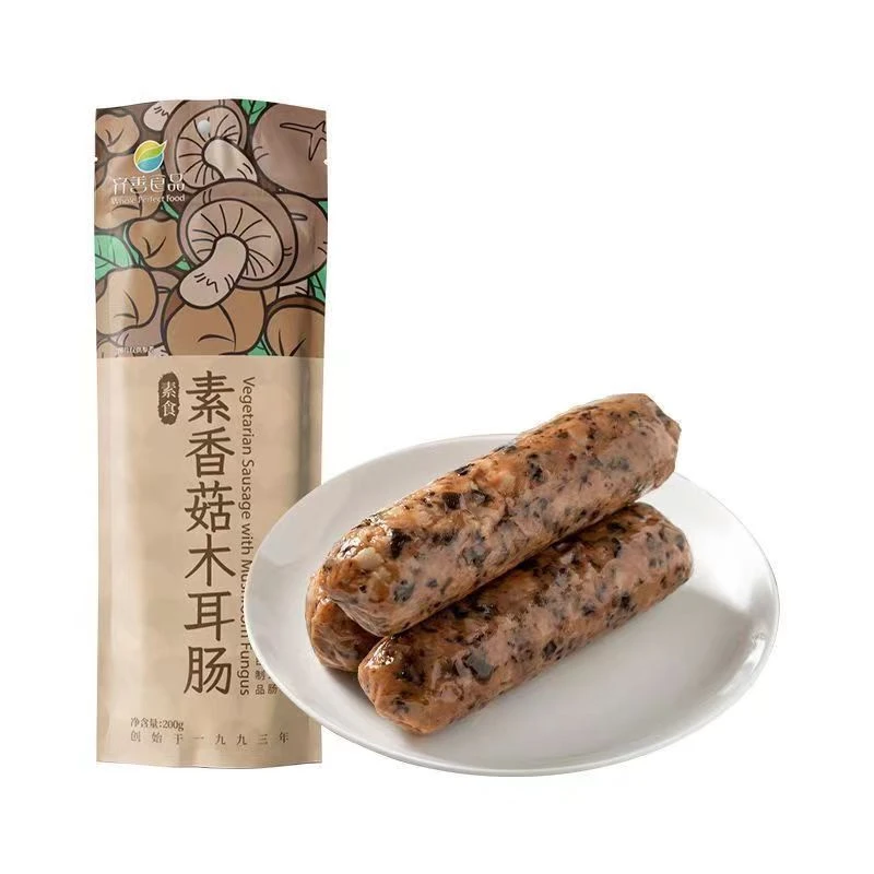 齐善香菇木耳肠整箱大豆植物蛋白豆制品200g/袋