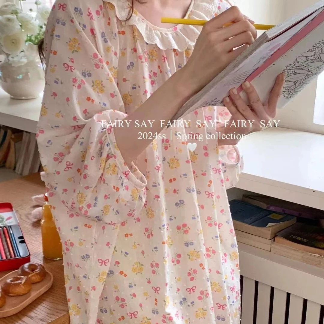 新款【睡裙款】先选编码！后选尺码！睡裙新款睡衣家居服