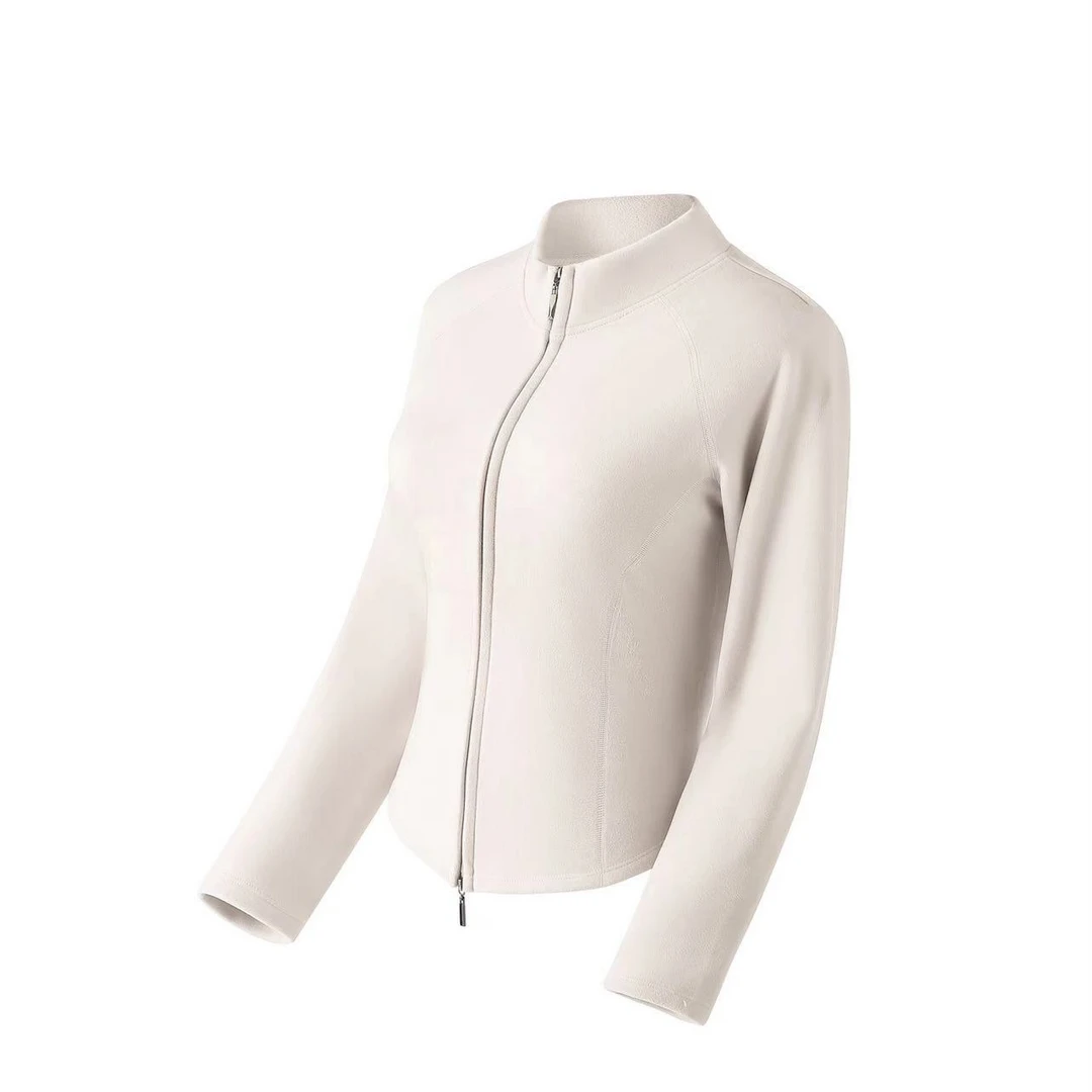 【月亮专属】石墨烯7A秋季新款2024修身显瘦立领小蛮腰拉链上衣休闲