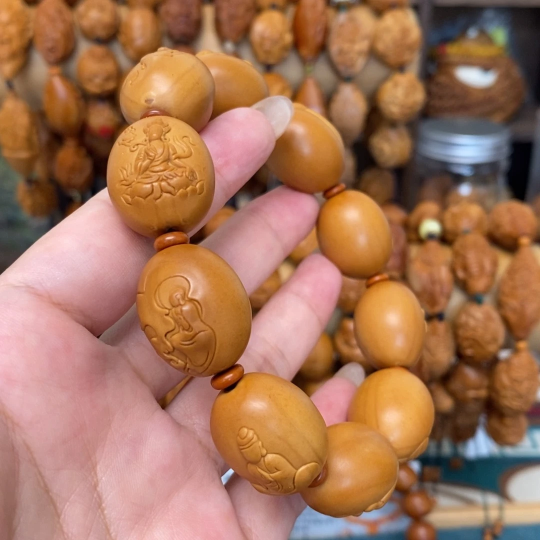 橄榄核核雕橄榄好