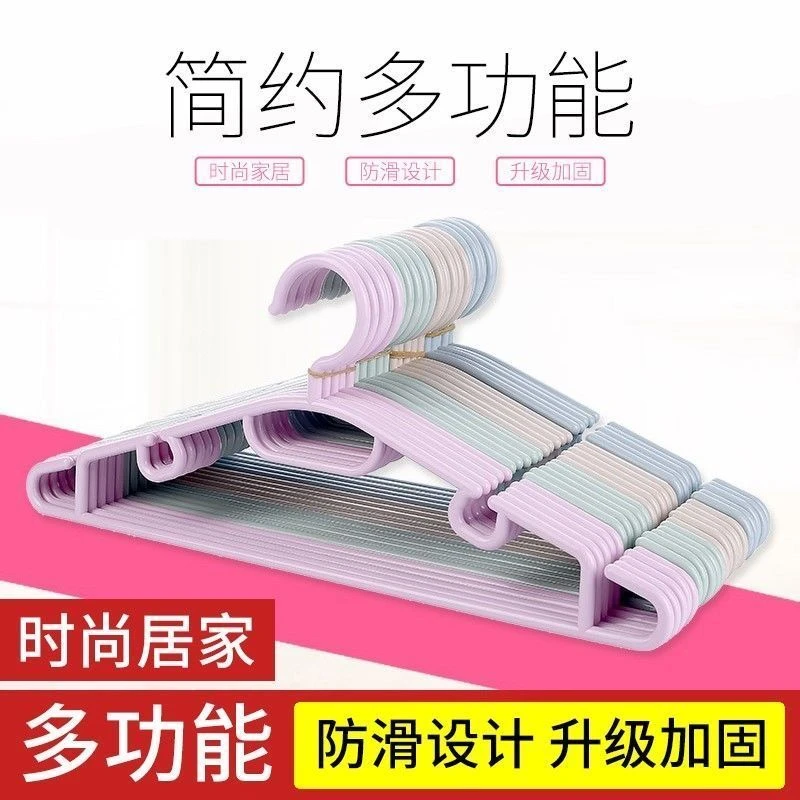 防滑防风无痕衣架挂衣架成人家用学生衣撑子晾衣架塑料衣挂宿舍用