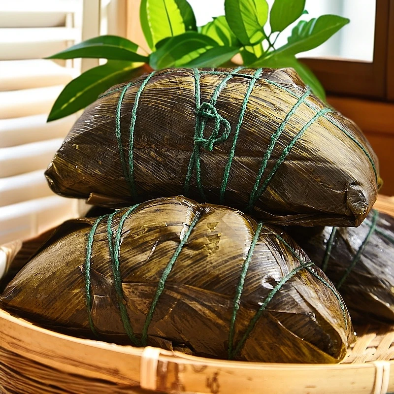 广西特产新鲜绿豆大肉粽子开袋即食端午节礼盒网红早餐品真空包装