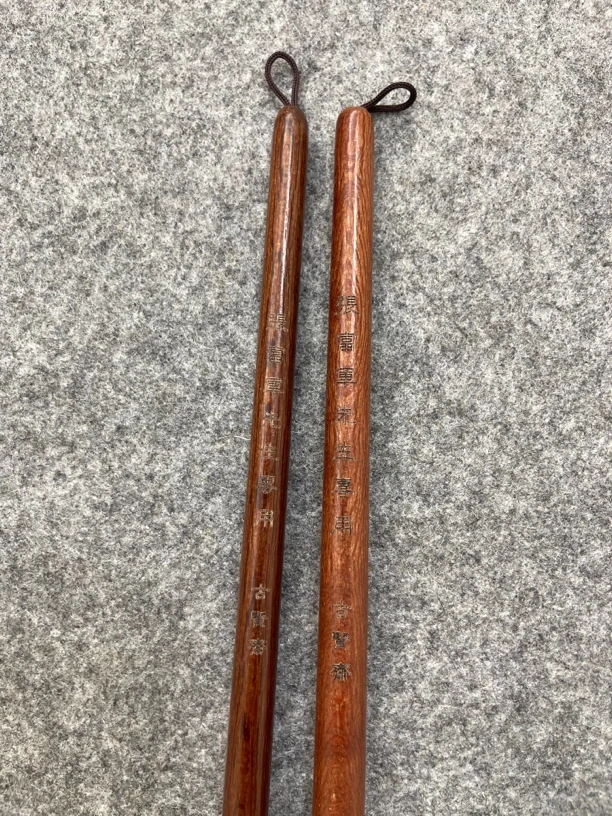 张富军专用，出峰5cm、4.5cm，羊毫加青峰健，少许纤维，木杆整体