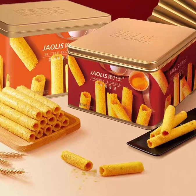 【达人专属】买一送一香港角力士蛋卷皇300g港原味手工黄油鸡蛋卷