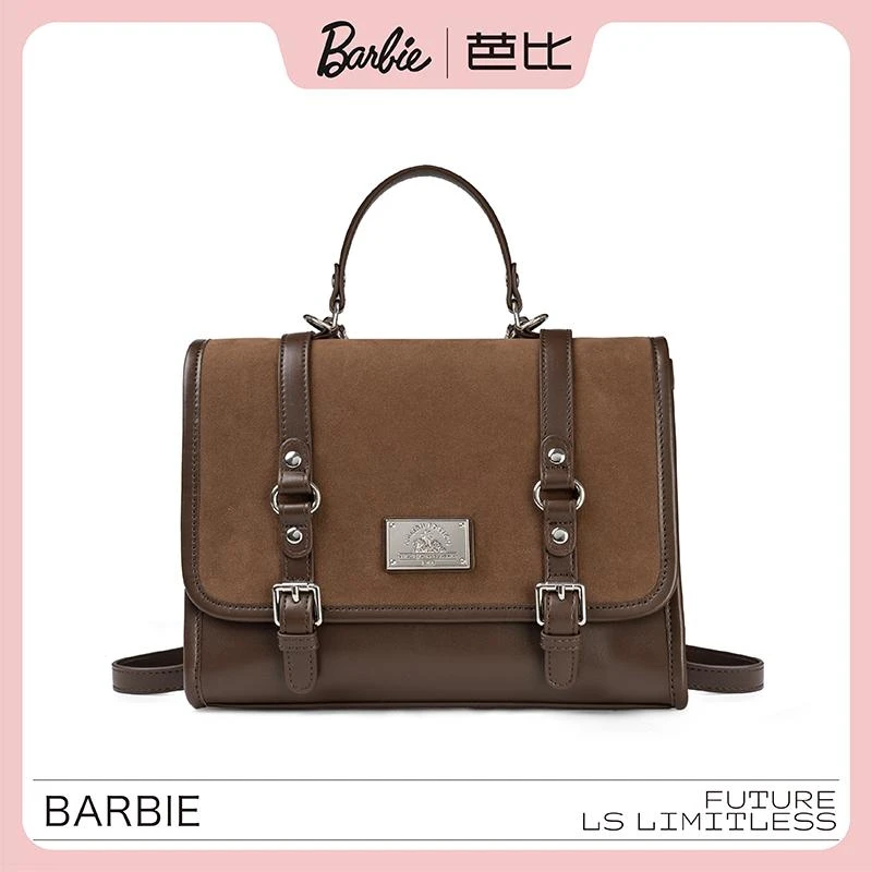 BARBIE/芭比小方包新款双肩包通勤单肩包女包