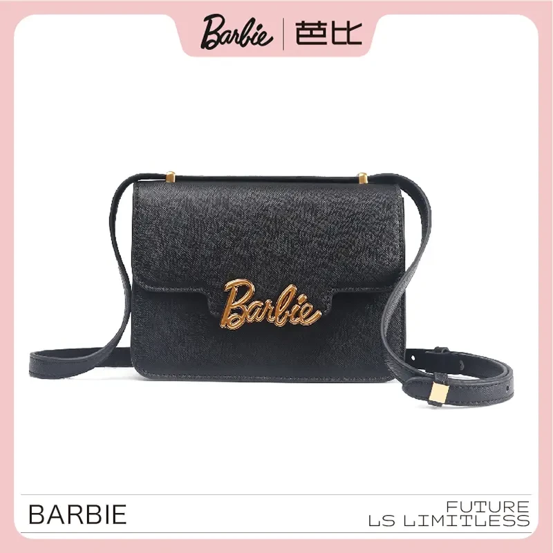BARBIE/芭比新款时尚豆腐包单肩斜挎包百搭复古小包