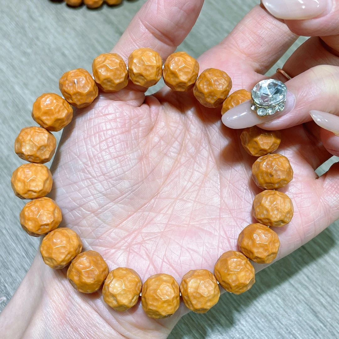 精品猴头无相单圈手串11mm核桃佛珠男士文玩微瑕