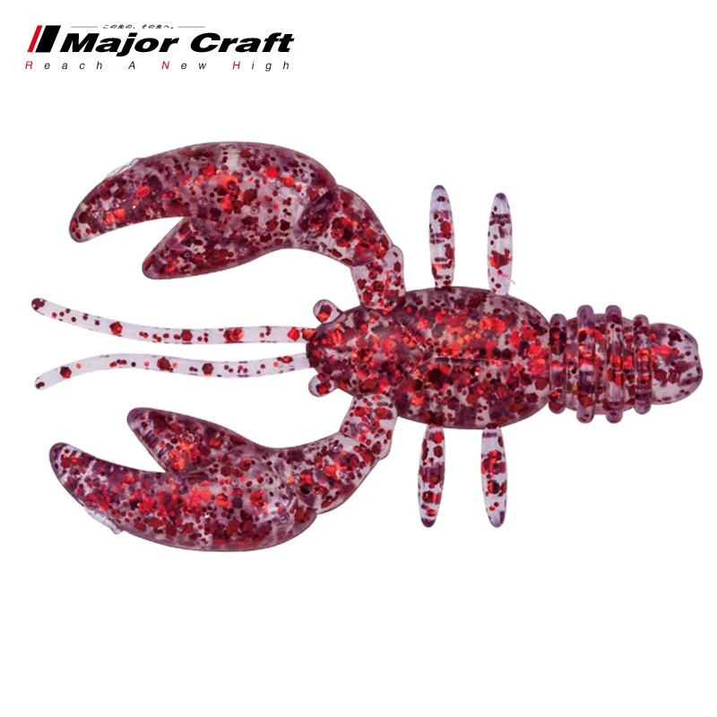 MajorCraft日本马牌新款路亚软饵FCW 双须小龙虾假饵仿生虾型拟饵