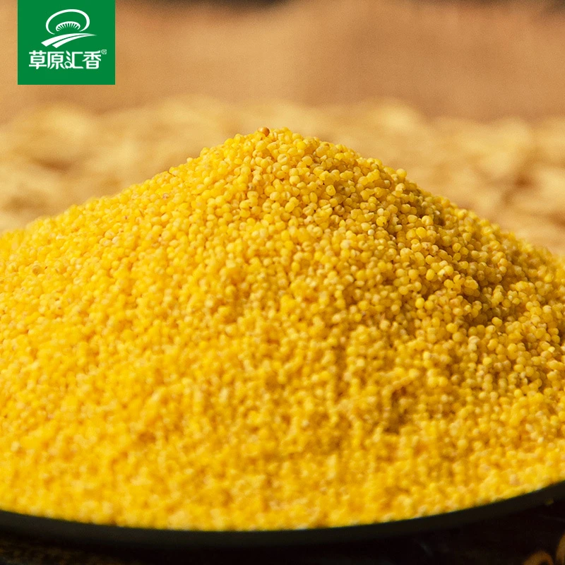 【江湖狼部落】X拍1发5内蒙古敖汉有机小米400g/块全家吃优质