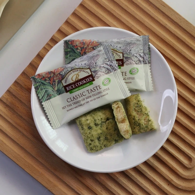 汇佳巧米脆片米饼海苔味蛋黄味米果饼雪米饼零食品喜饼婚庆伴手礼