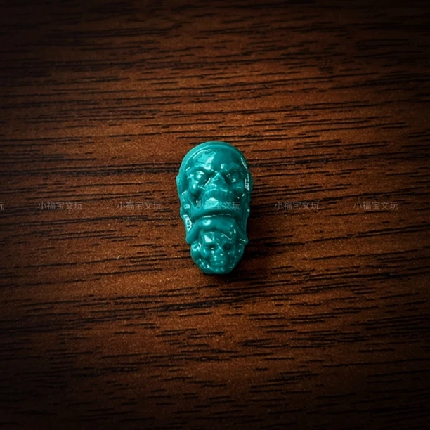 玉化雕刻三通配饰科技文玩