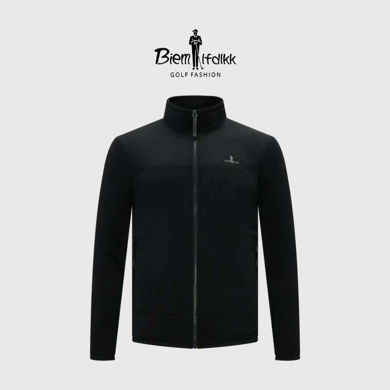 【Polartec超轻保暖】比音勒芬秋冬高级感男士外套撞色针织夹克