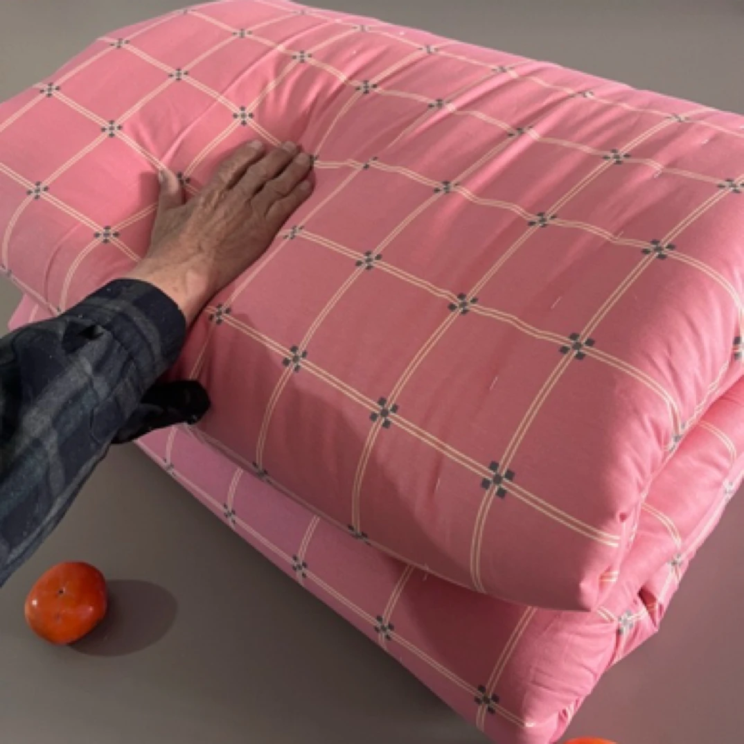 （单人被）纯棉斜纹纯手工新疆一级长绒棉蓬松柔软天然抑菌吸湿透气