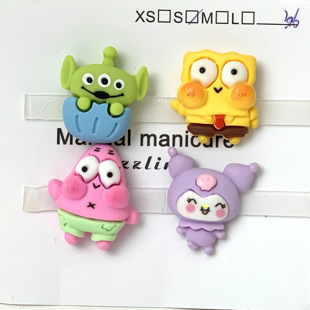 CILLE/希乐水杯玩具杯子玩偶网红幼儿个性3D小公仔贴纸DIY图贴4颗