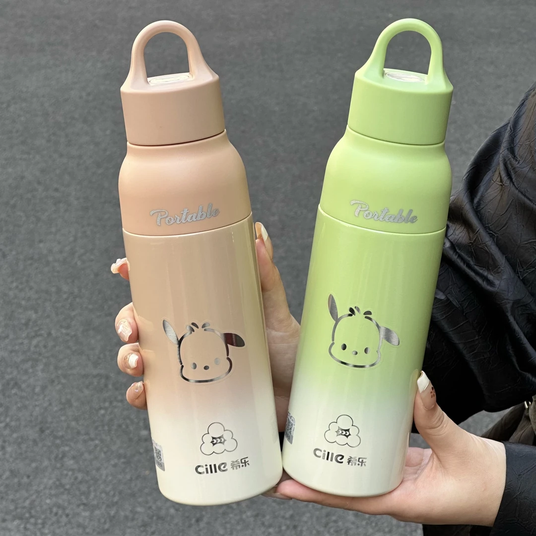 CILLE/希乐保温杯户外便携水杯创意弹跳单手开盖杯子汽车杯弹跳杯