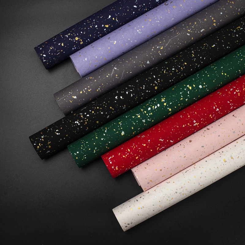 超大加厚圣诞节礼品纸包装纸ins风 新年送礼物盒璀璨洒金包装纸