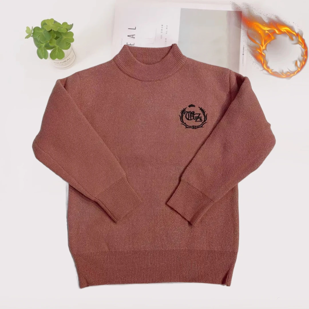 儿童洋气韩版套头毛衣针织衫男女宝