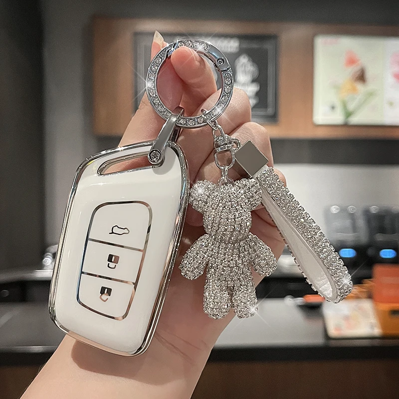 适用于23款新五菱宝骏车钥匙套NanoEV/rc6/rc5/rs5扣包壳高档男女